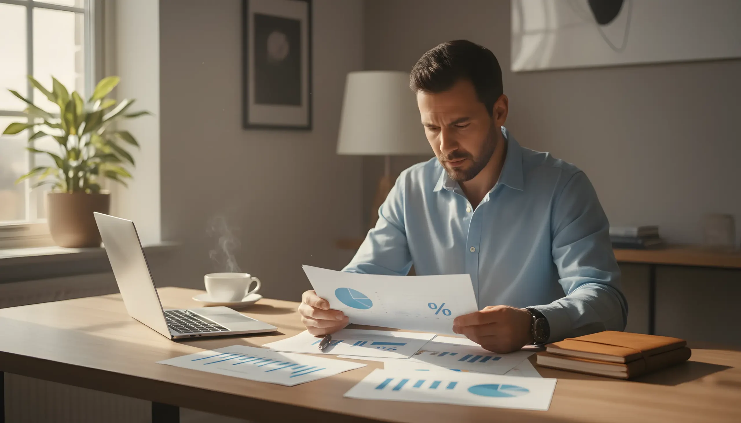 Apostador a analisar dados e identificar valor nas apostas